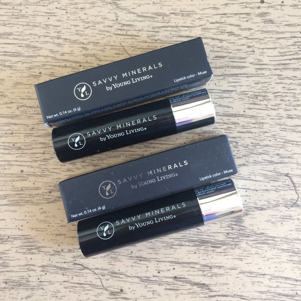 2 x Savvy Minerals Young Living Lipstick Muse